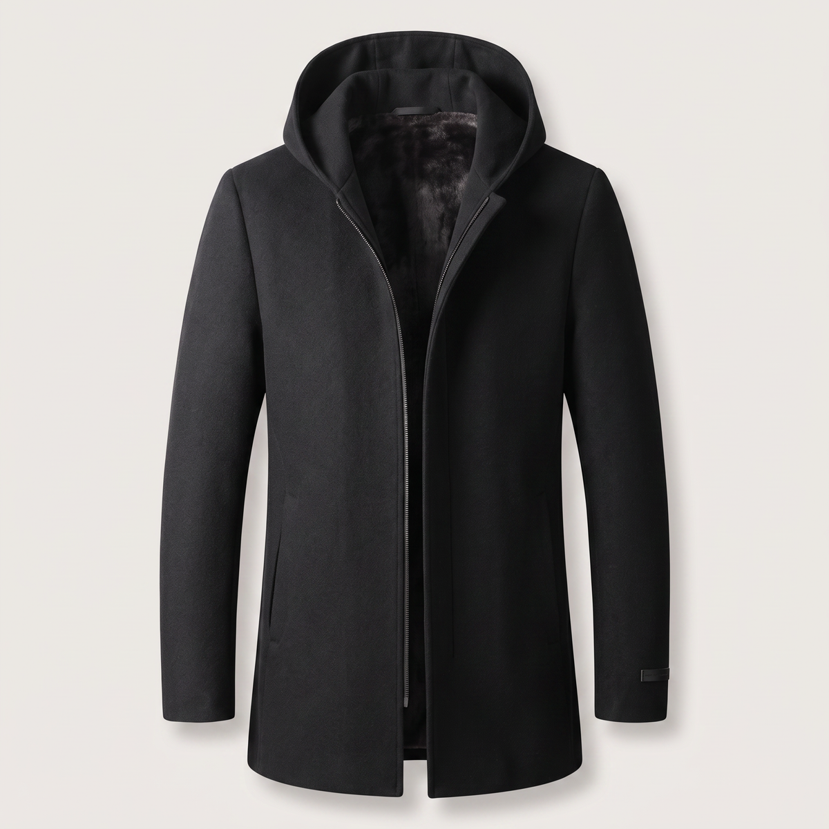 Ashcombe Wool Hooded Coat