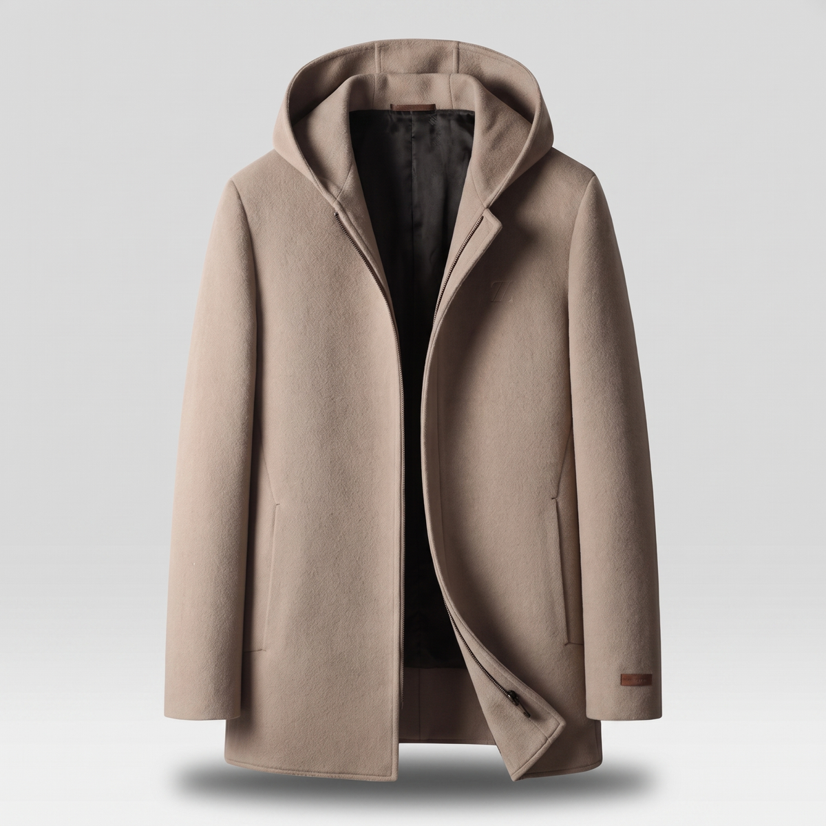 Ashcombe Wool Hooded Coat
