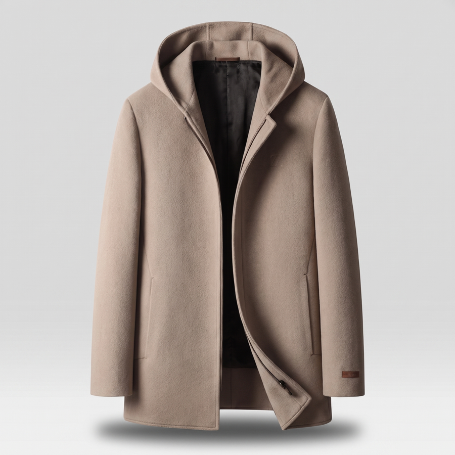 Ashcombe Wool Hooded Coat