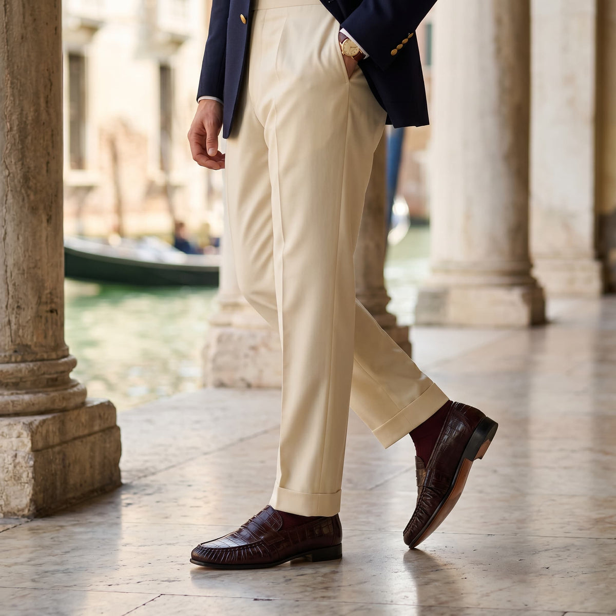 The Claremont Eelskin Loafer
