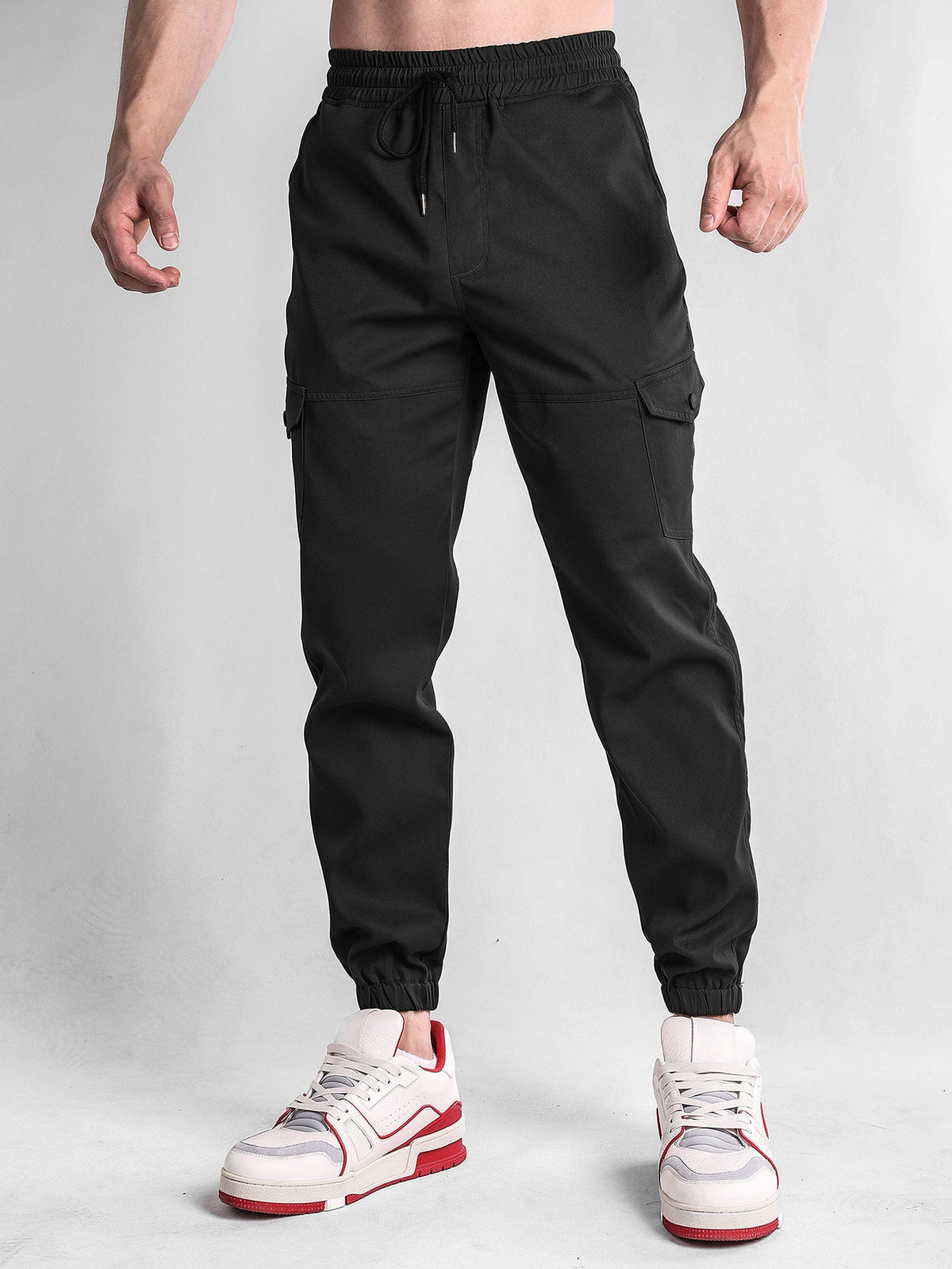 Teddygefütterte Chino-Jacke & Chino Cargo Jogginghose