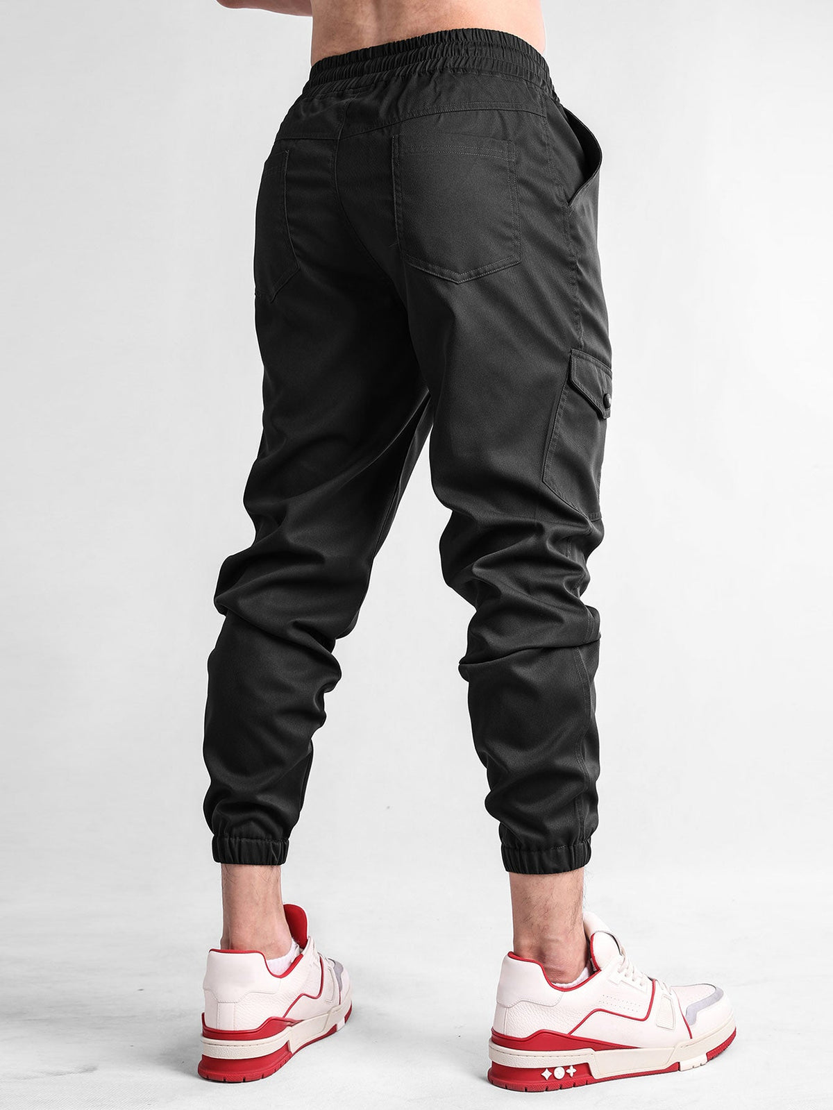 Teddygefütterte Chino-Jacke & Chino Cargo Jogginghose