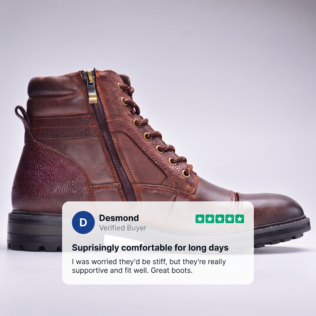 Camborne Leather Ankle Boots