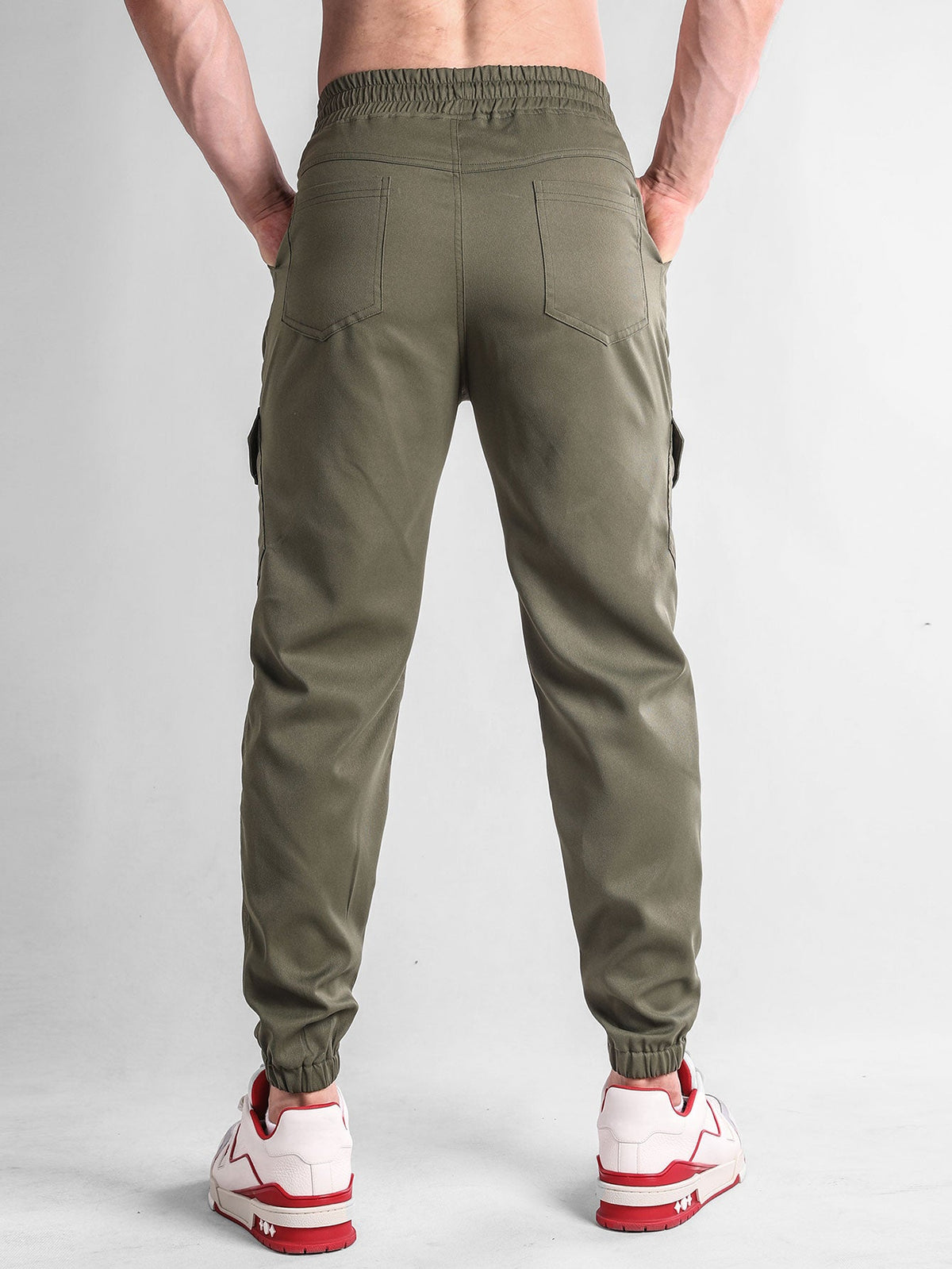 Teddygefütterte Chino-Jacke & Chino Cargo Jogginghose
