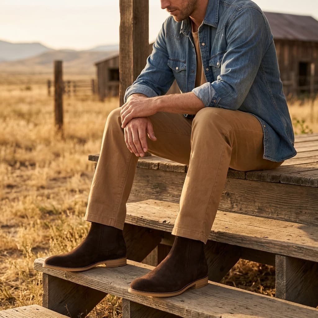 The Pentland Suede Martin Boot