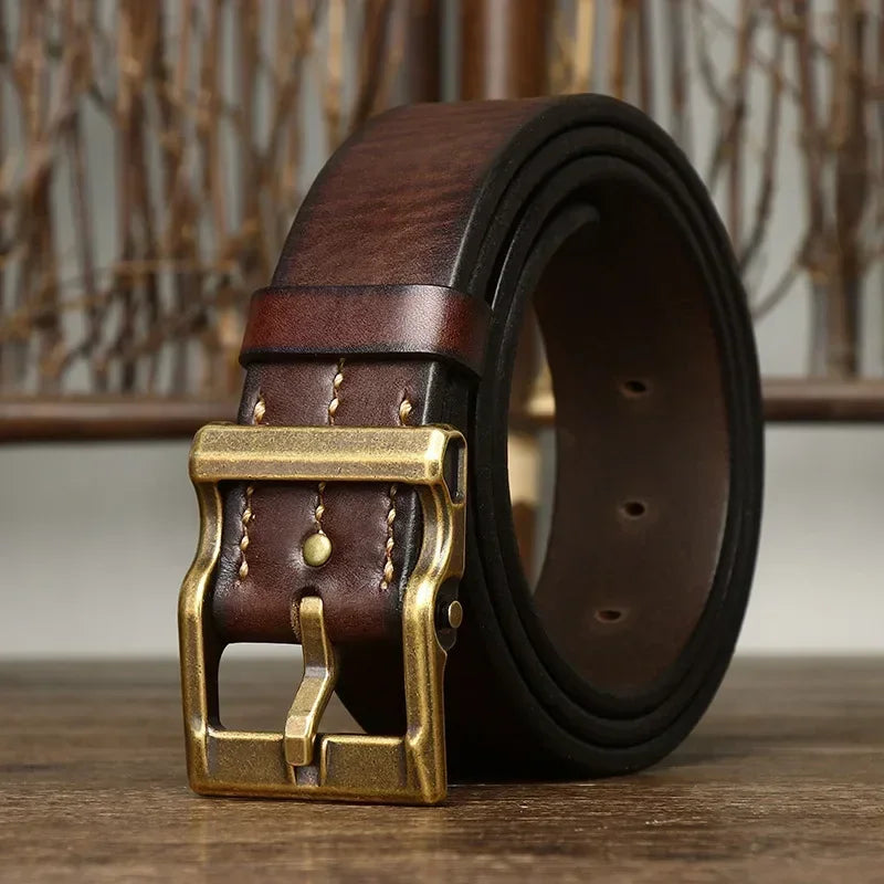 Leather belt