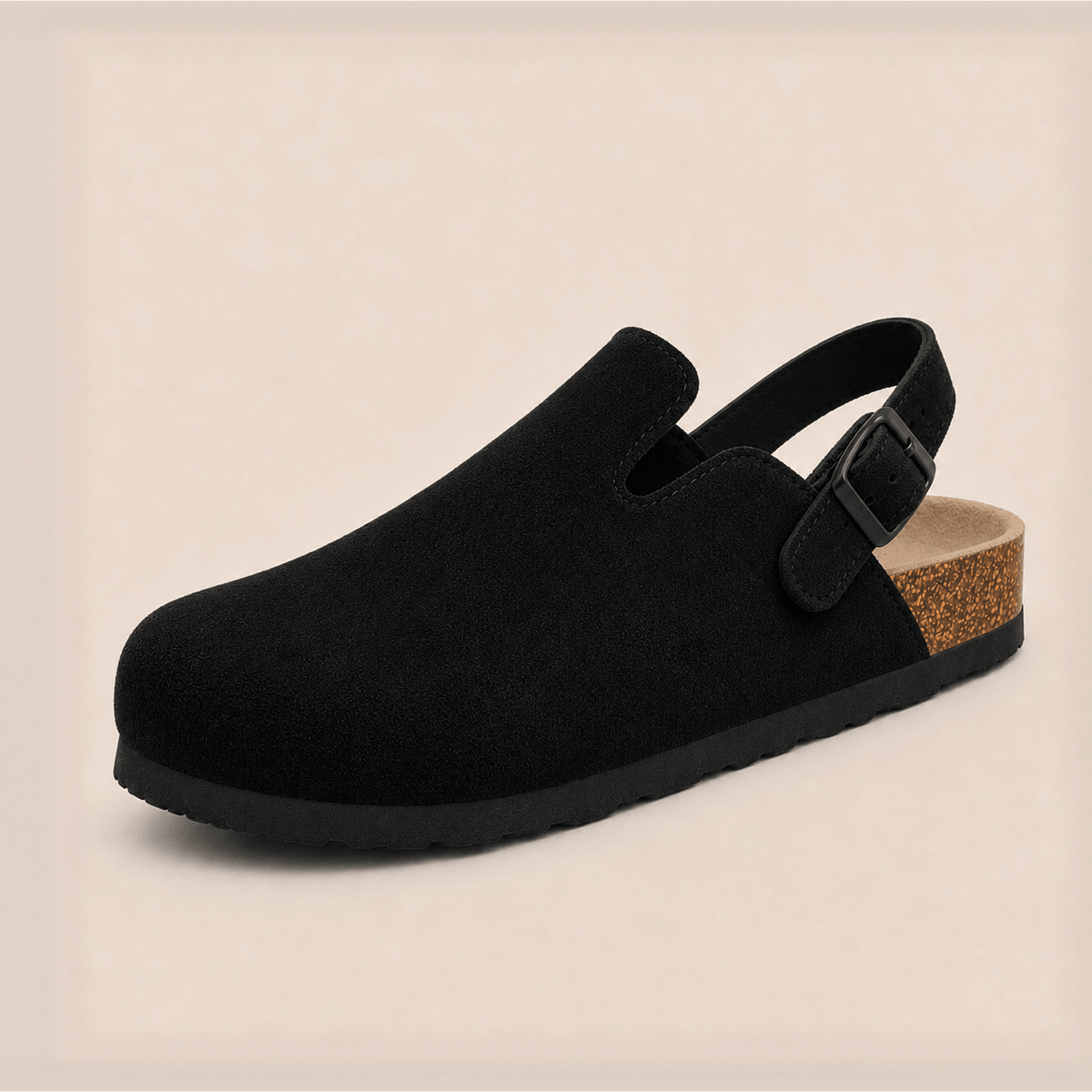 Wexley Suede Backstrap Clogs