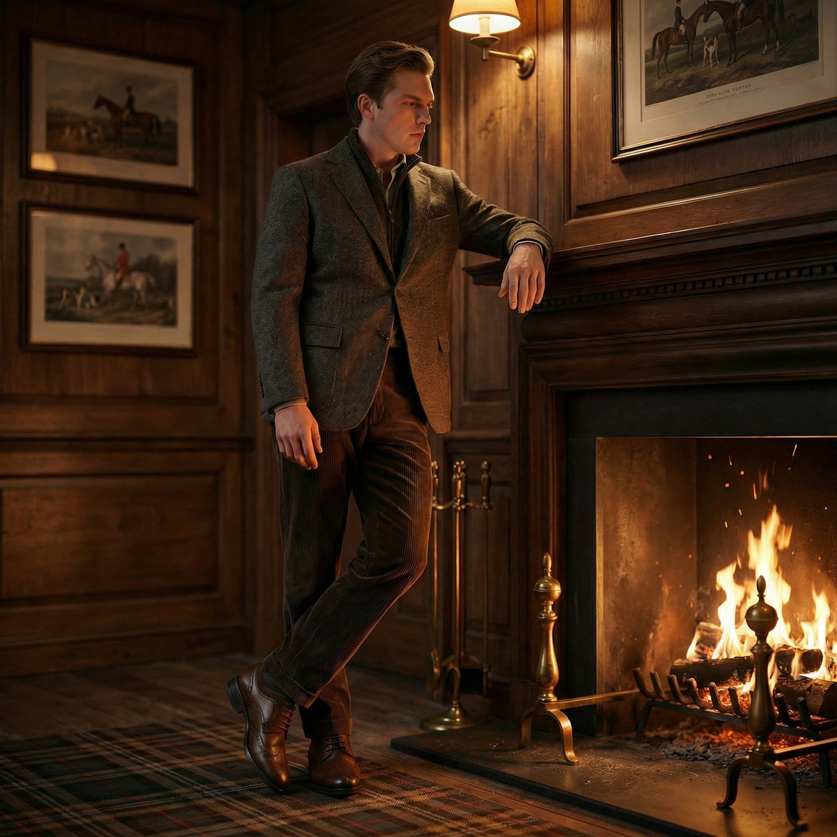The Eversley Leather Oxford