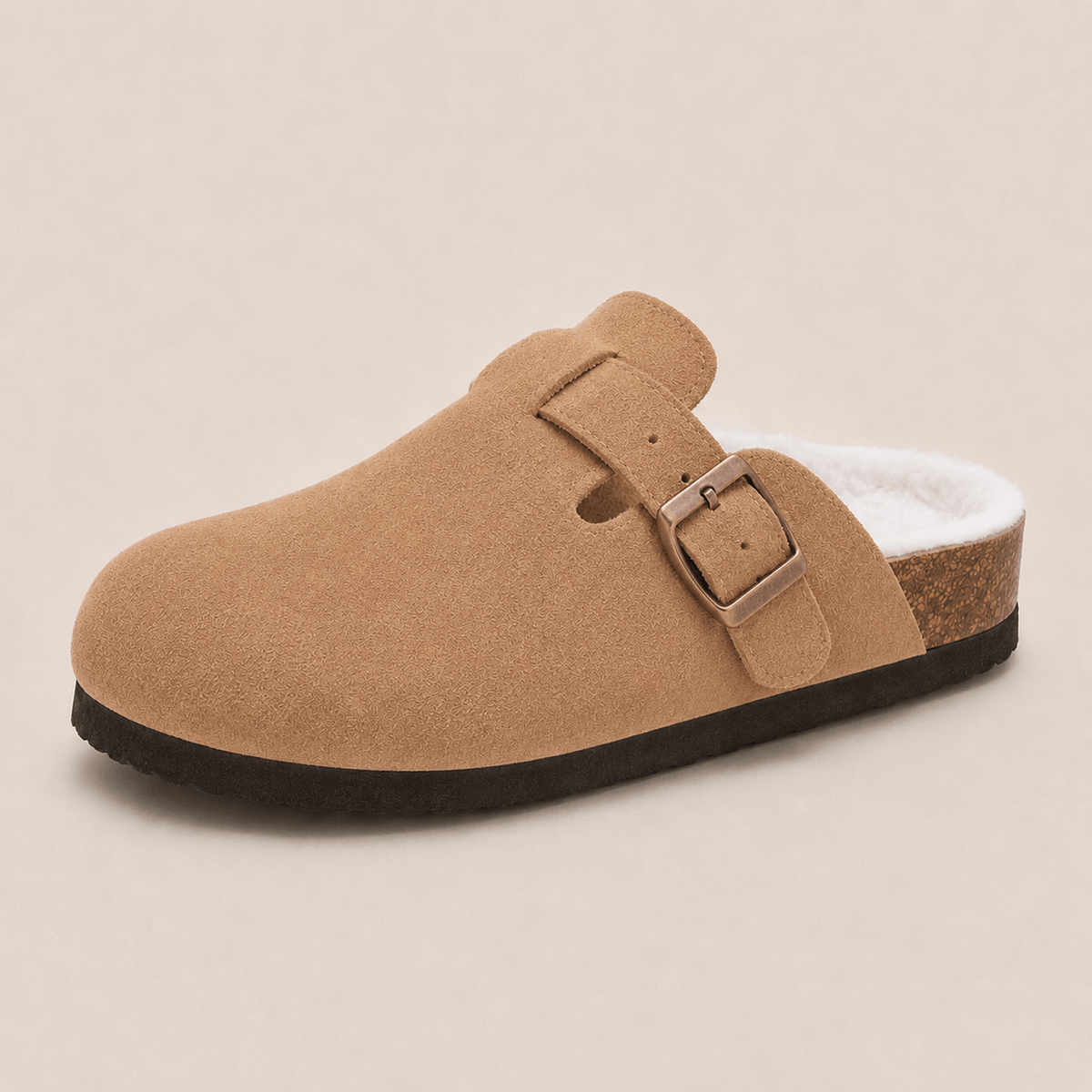Thaxted Shearling-Lined Clogs