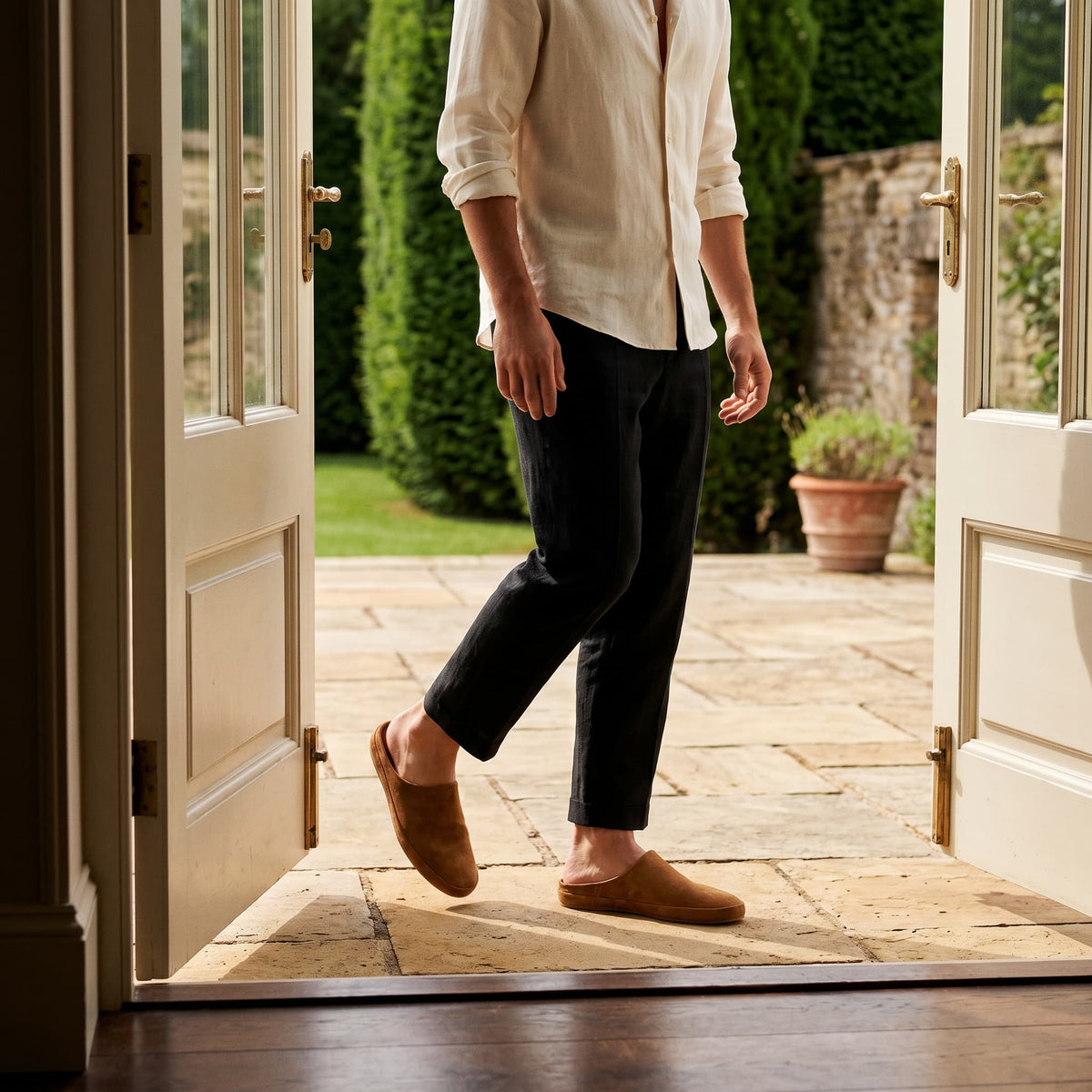 The Alassio Suede Mule