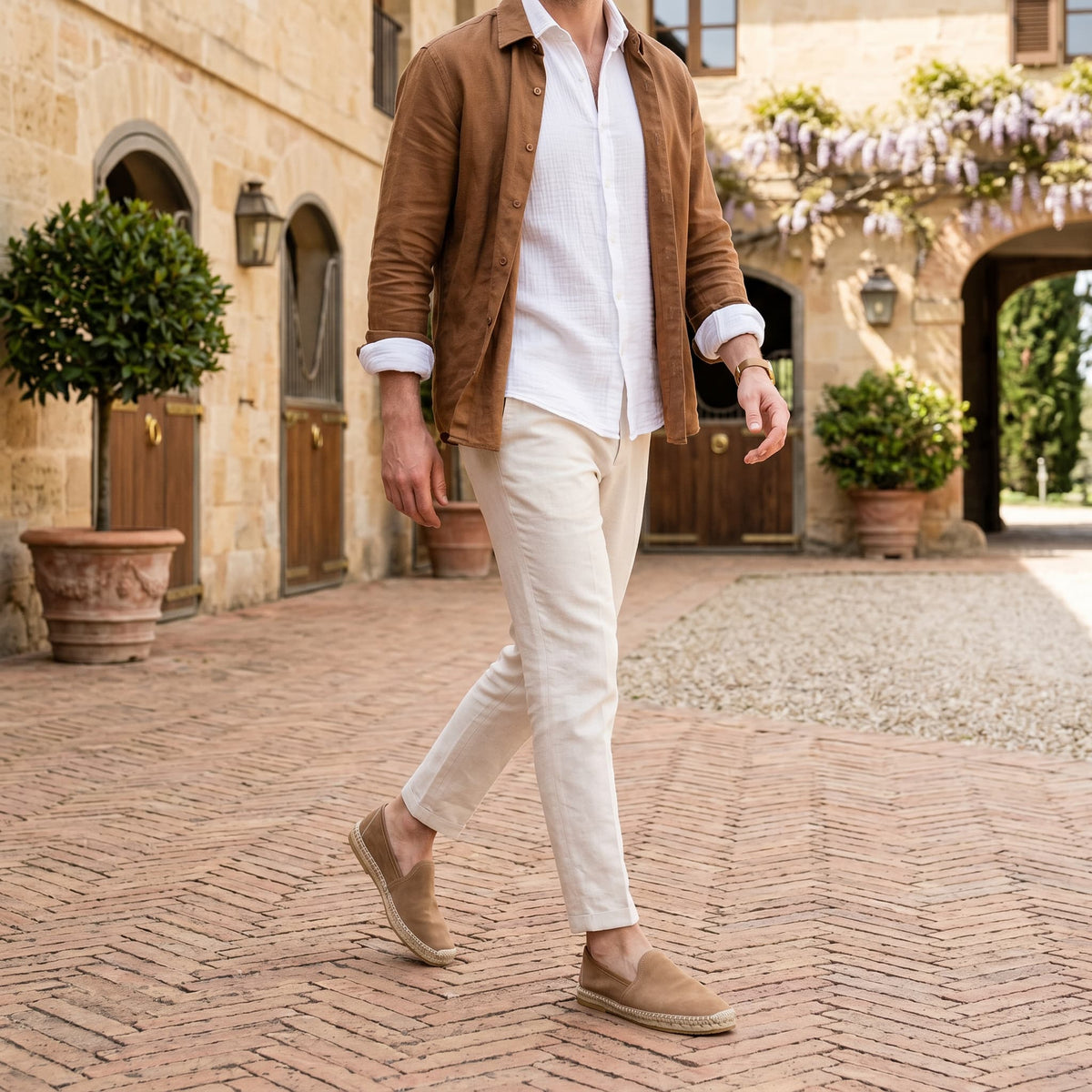 The Menton Suede Espadrille