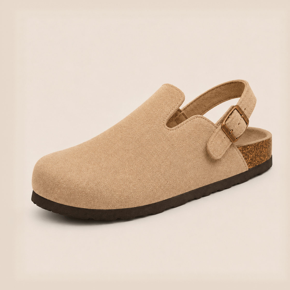 Wexley Suede Backstrap Clogs