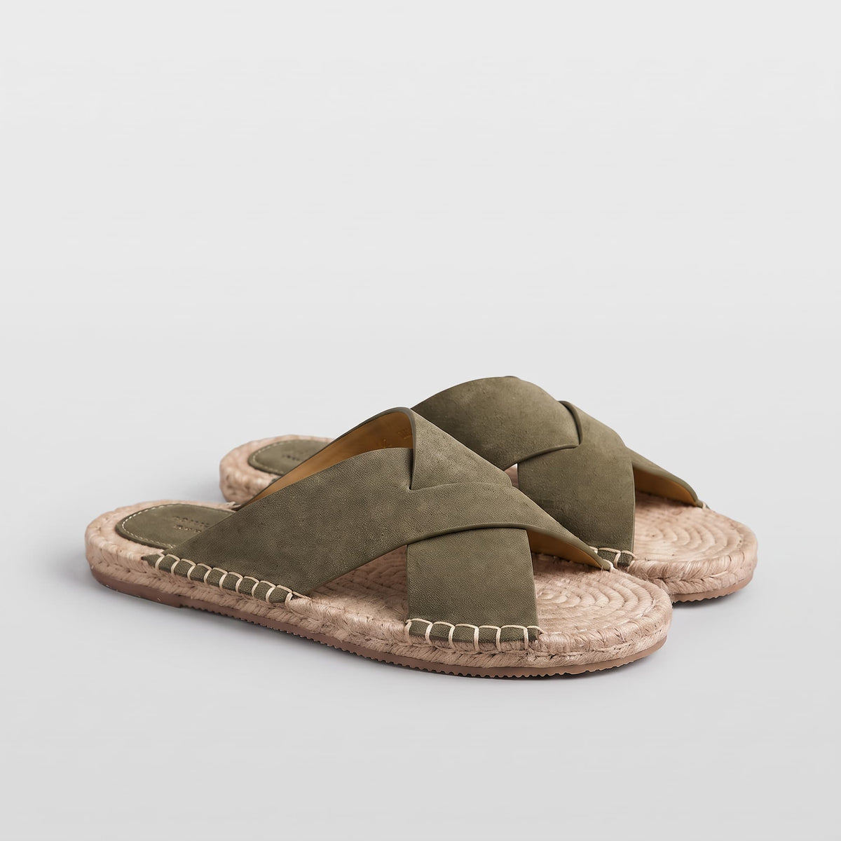The Cascais Suede Espadrille Slide