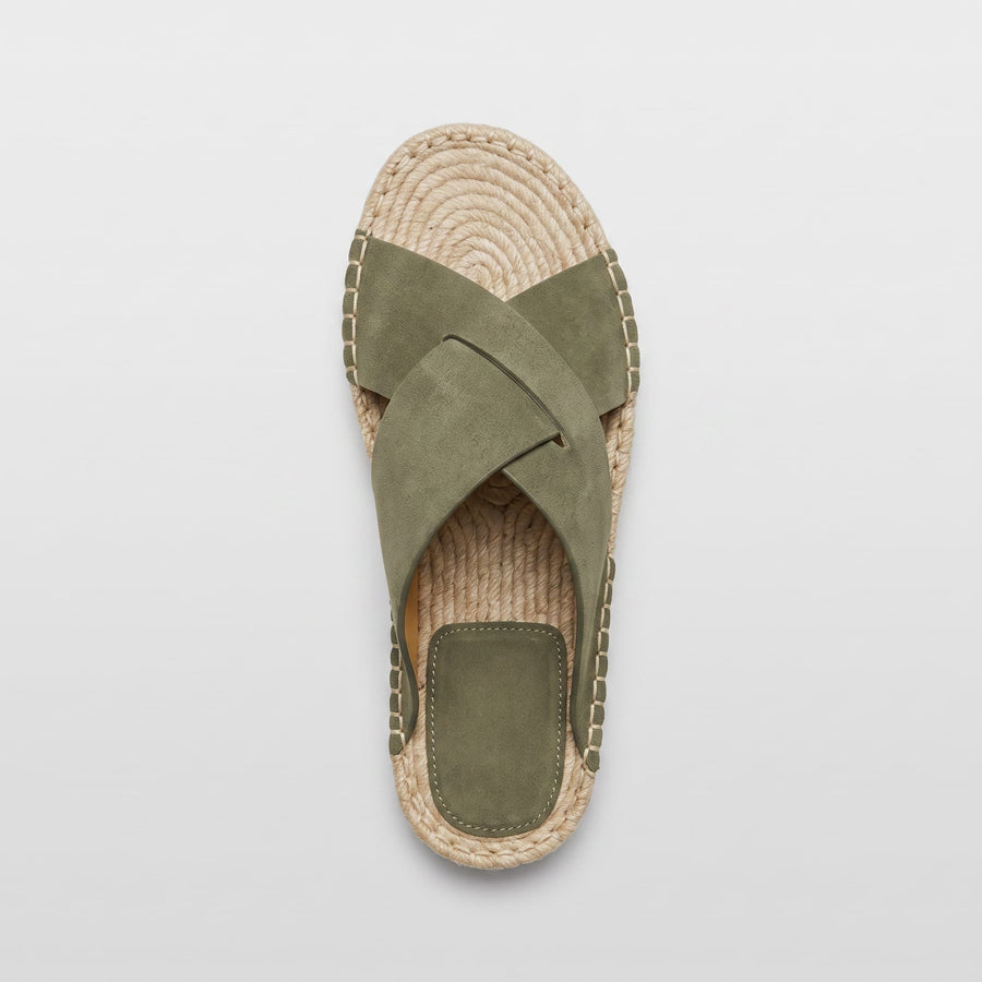 The Cascais Suede Espadrille Slide
