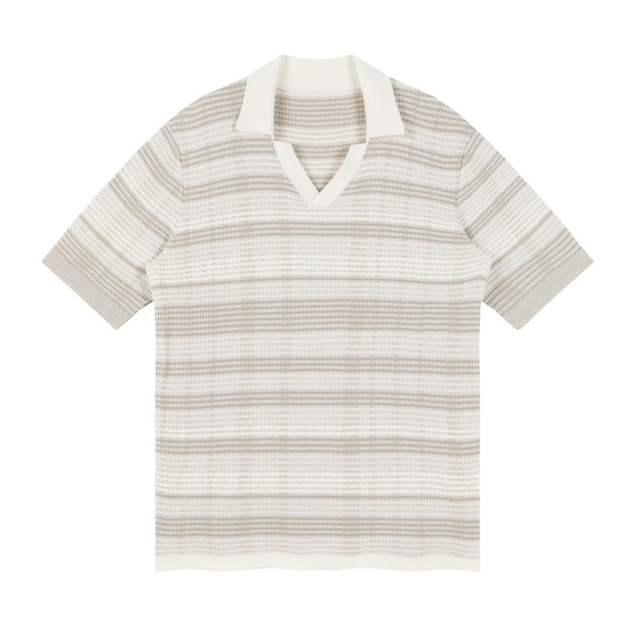 Praiano Striped Knit Polo