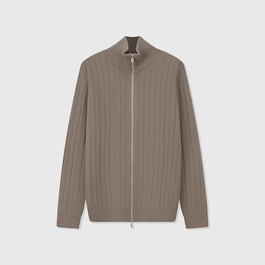 Fano Wool Zip Knit