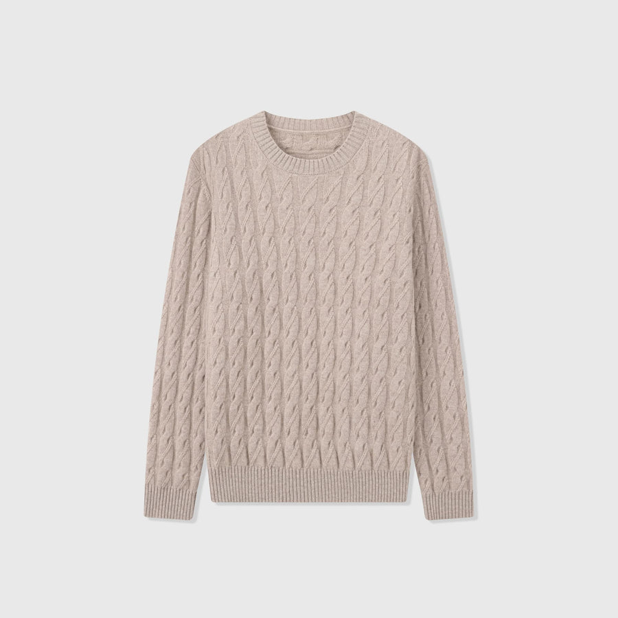 Menaggio Wool Cable Crewneck