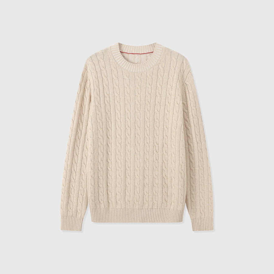 Camogli Cable Knit Crewneck