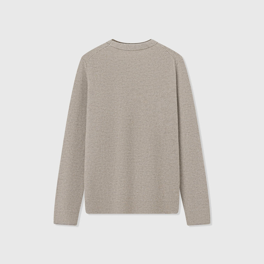 Numana Wool Birdseye Crewneck