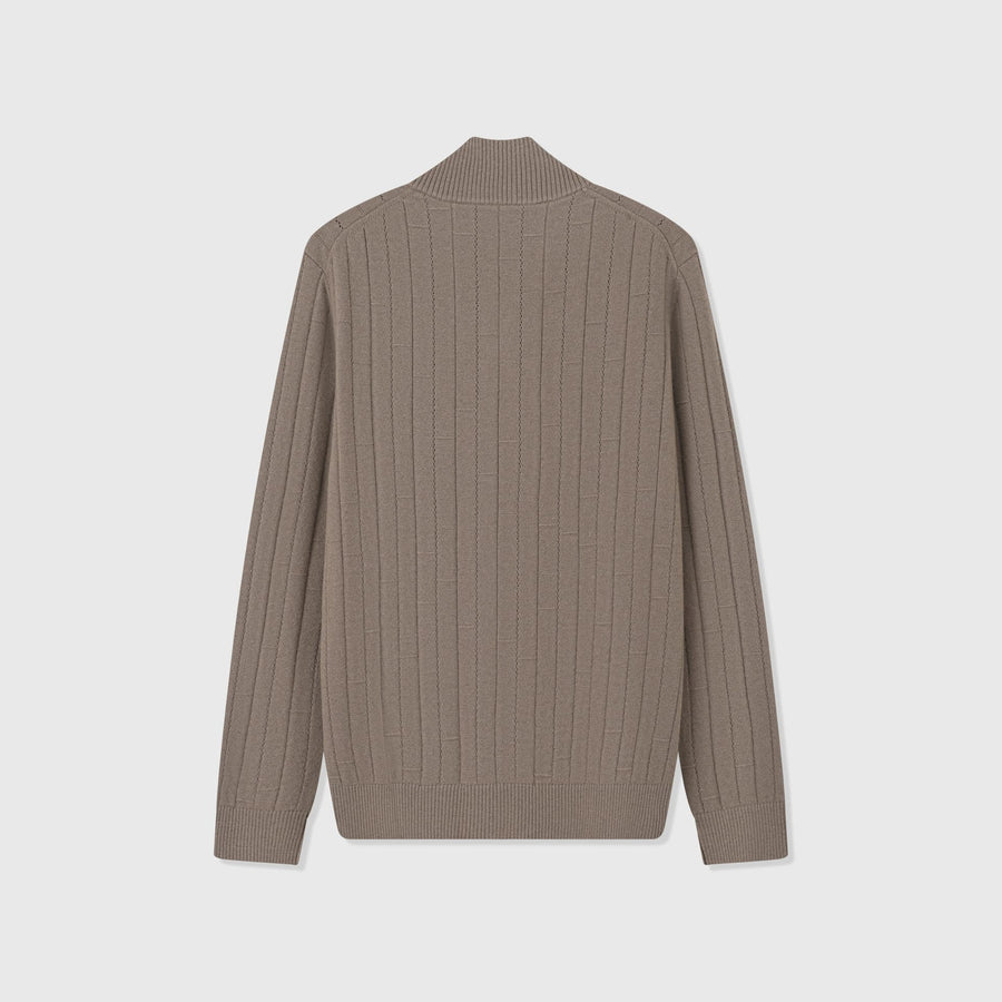 Fano Wool Zip Knit