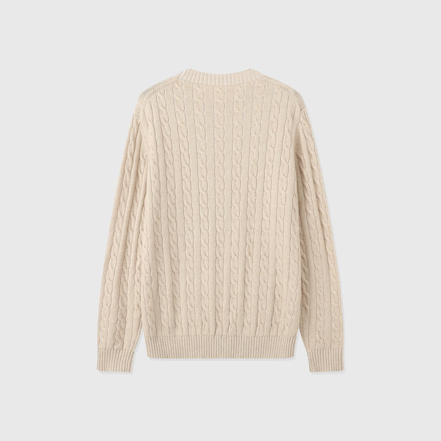 Camogli Cable Knit Crewneck
