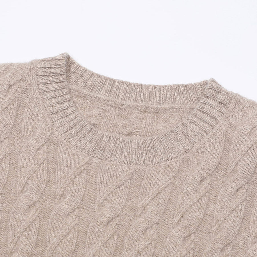 Menaggio Wool Cable Crewneck