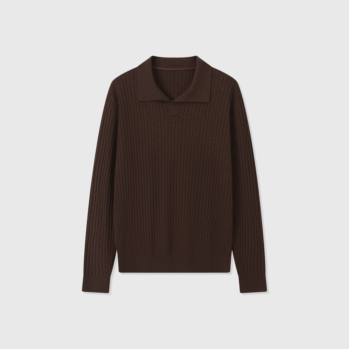 Vieste Wool-Blend Ribbed Polo