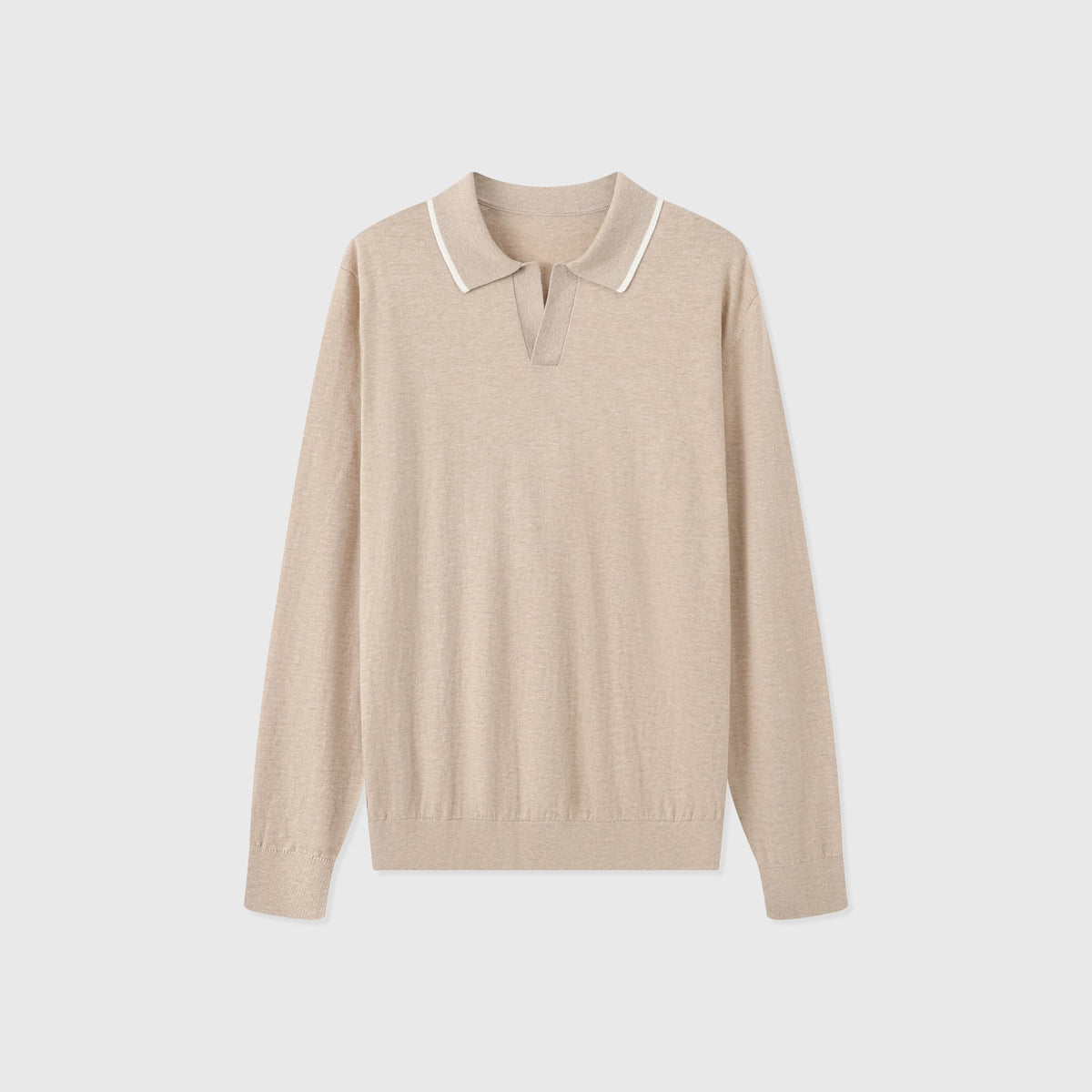 Trani Long-Sleeve Knit Polo