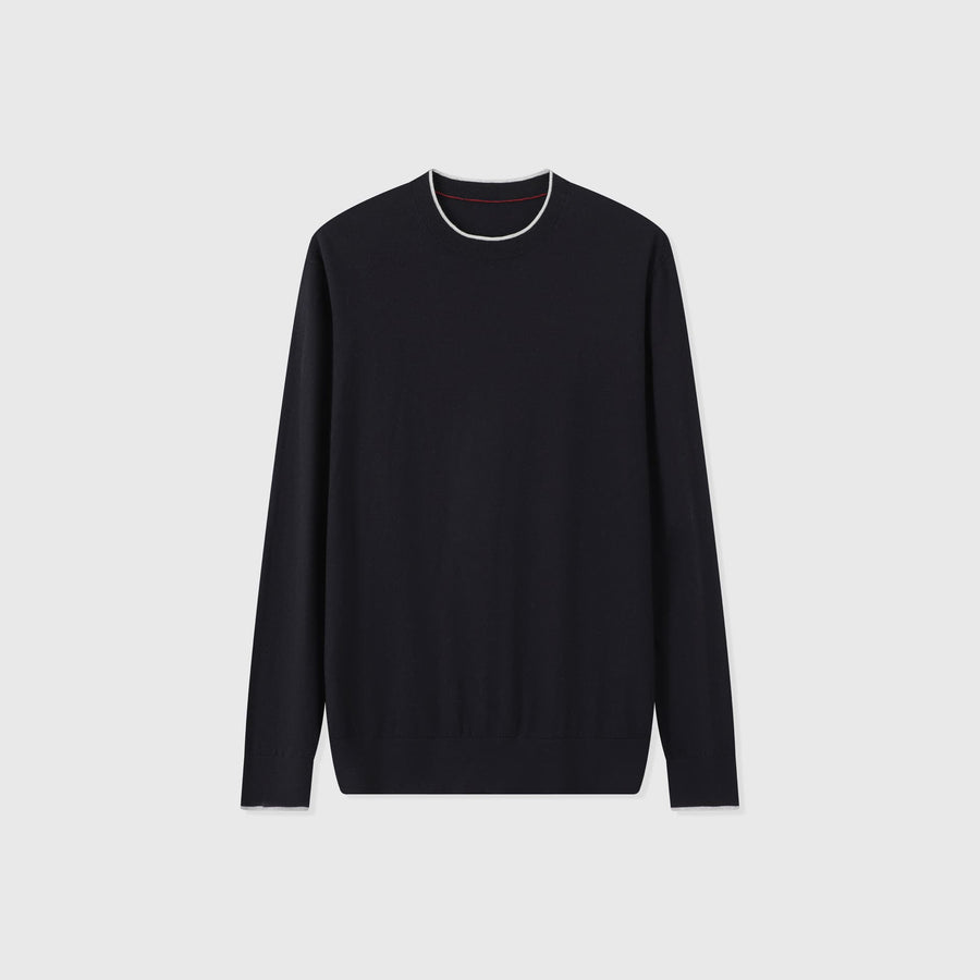Scilla Cotton-Silk Crewneck