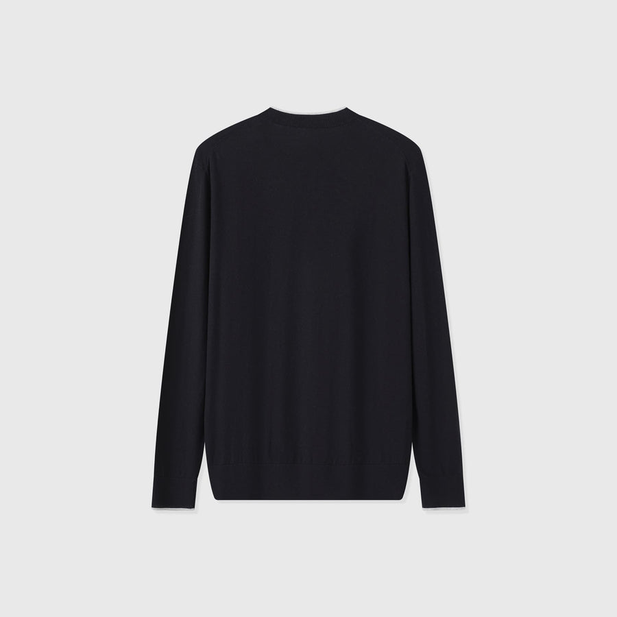 Scilla Cotton-Silk Crewneck