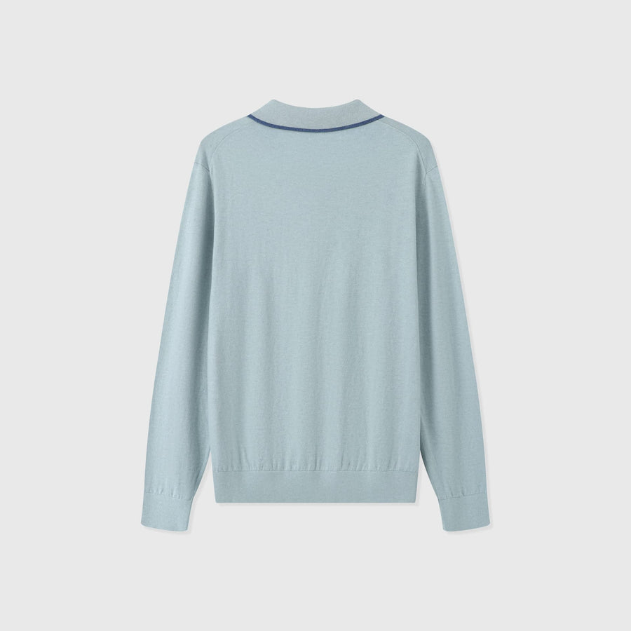Trani Long-Sleeve Knit Polo