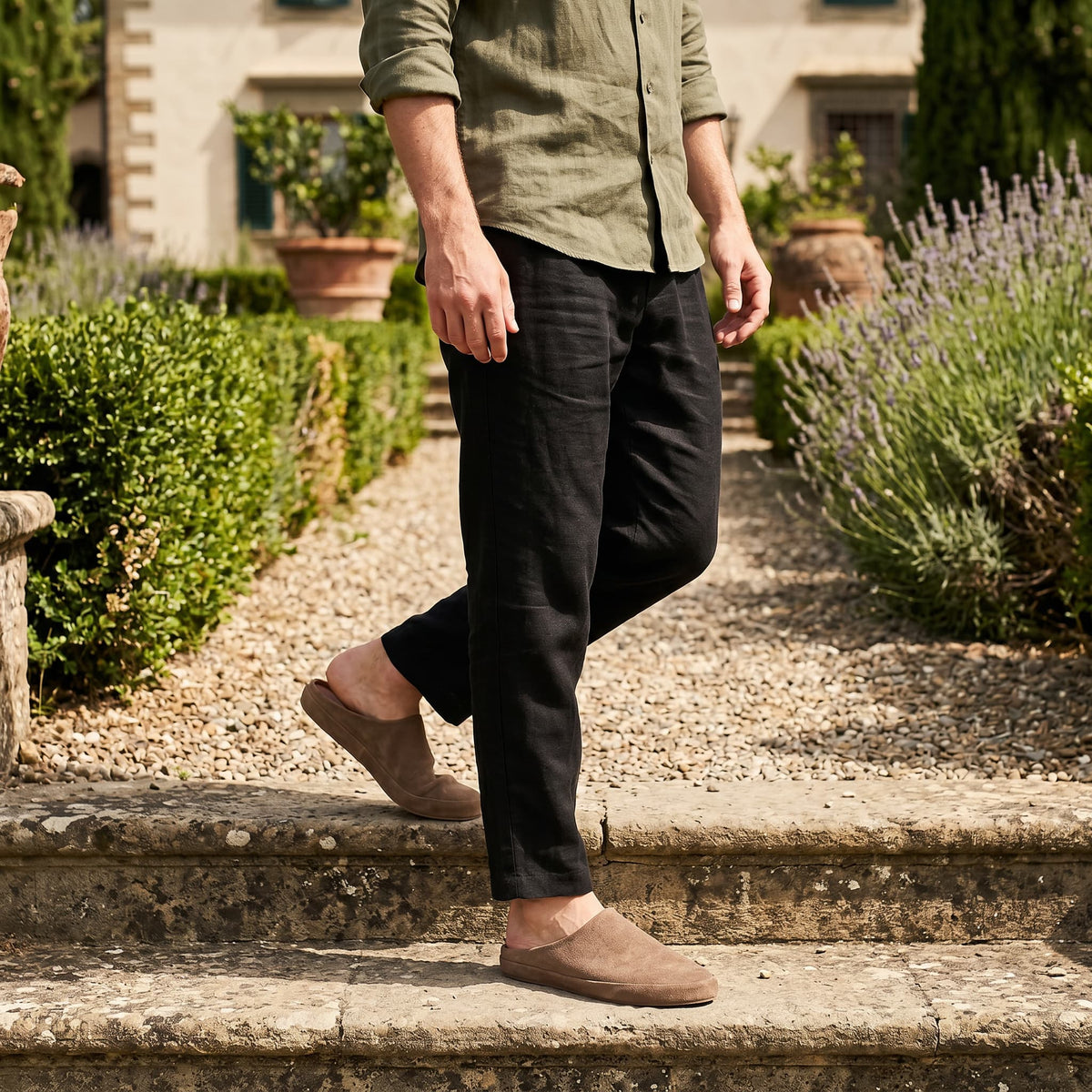 The Alassio Suede Mule