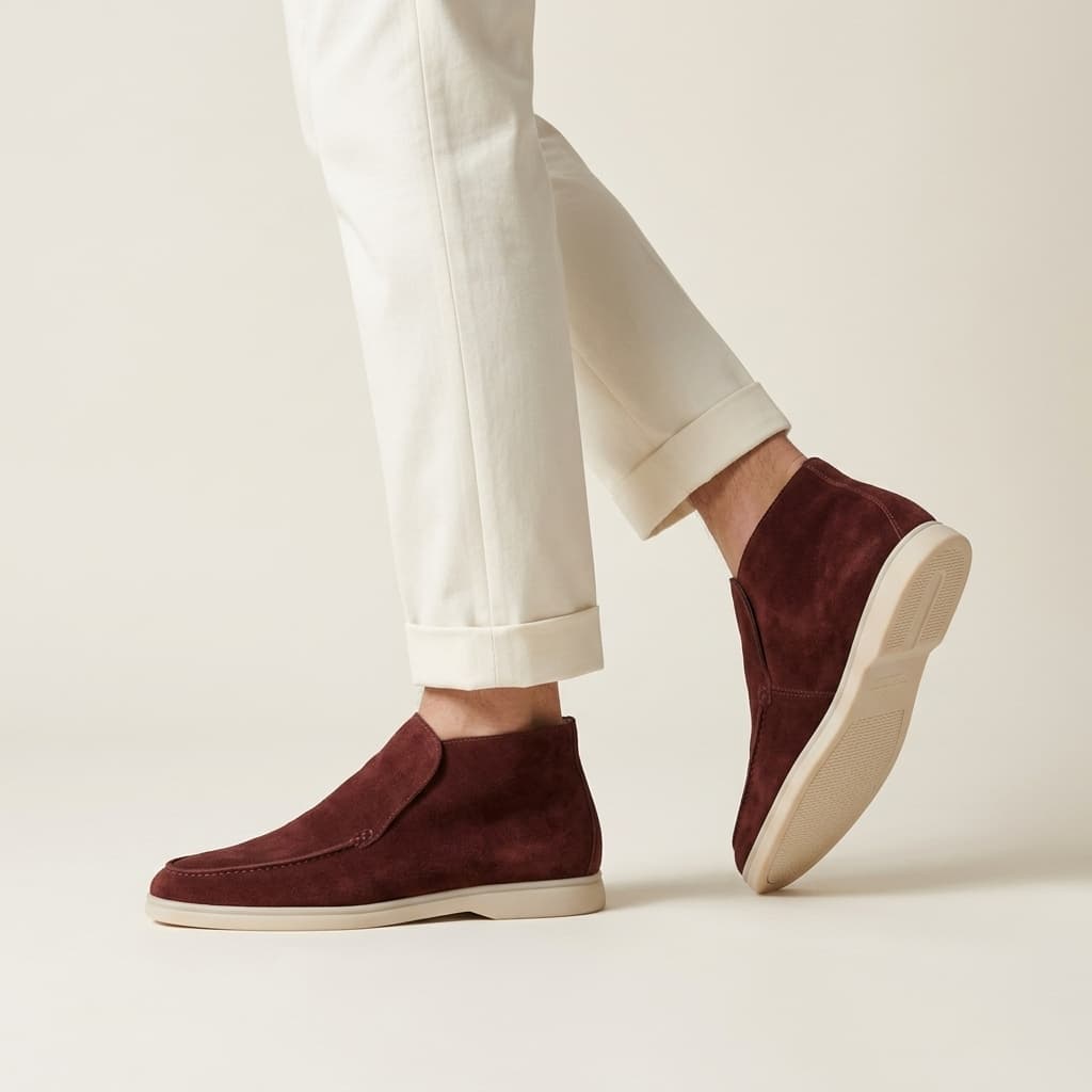 The Sanremo Suede Hi-Top Loafer