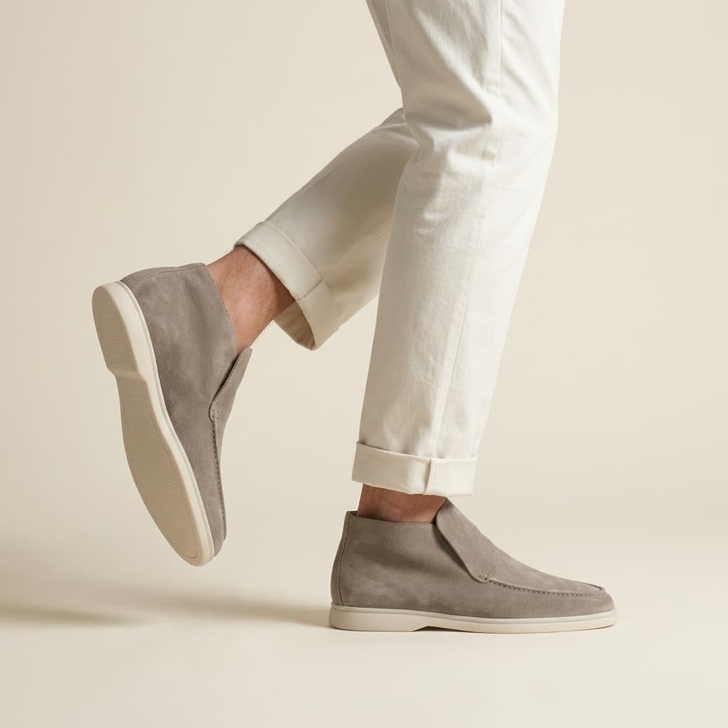 The Sanremo Suede Hi-Top Loafer