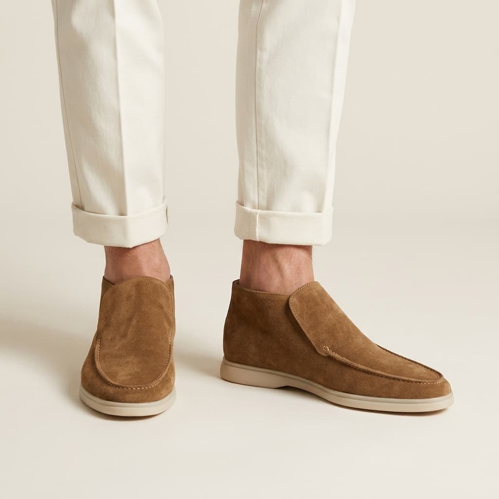 The Sanremo Suede Hi-Top Loafer