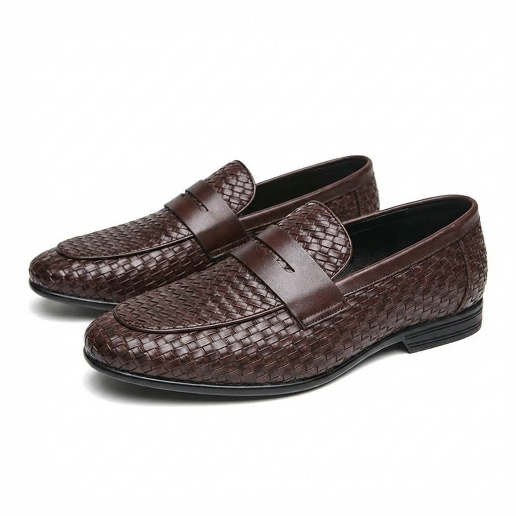 The Varenna Woven Loafers