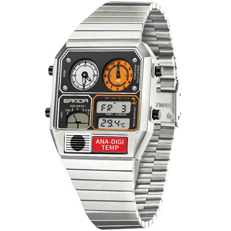 Roland Steel Chrono Watch