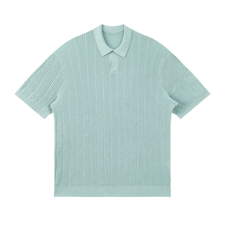 Sestri Ribbed Knit Polo