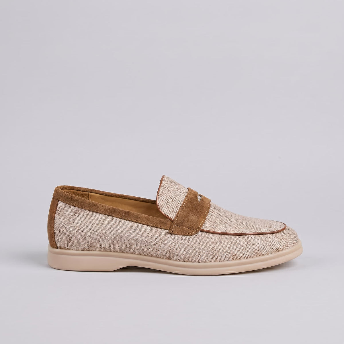 The Rapallo Linen Penny Loafer