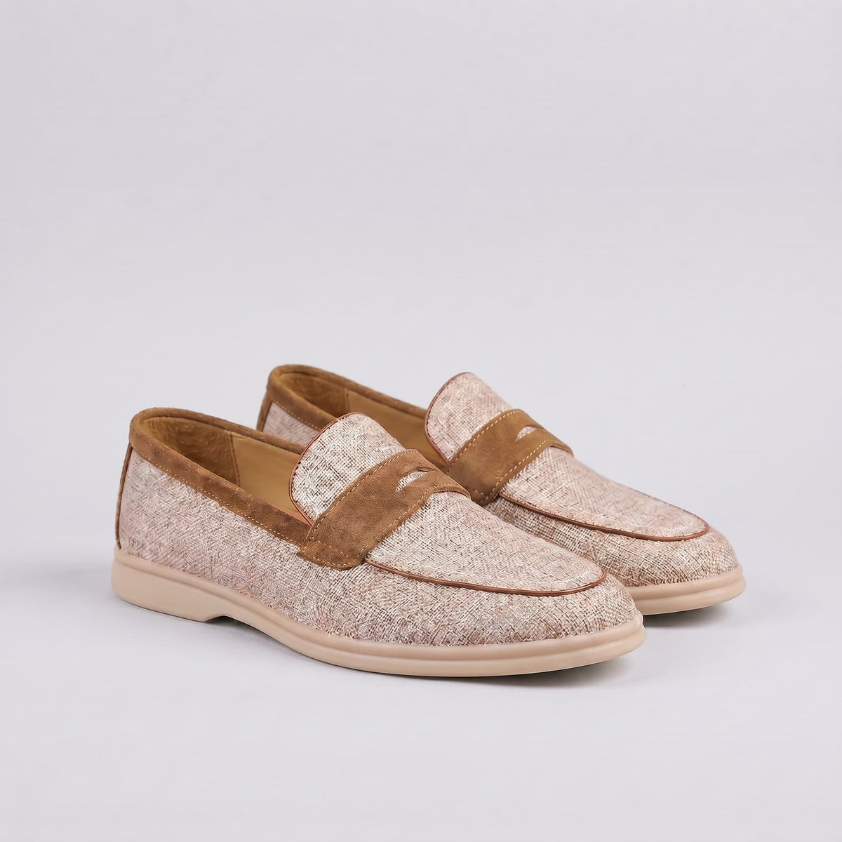 The Rapallo Linen Penny Loafer