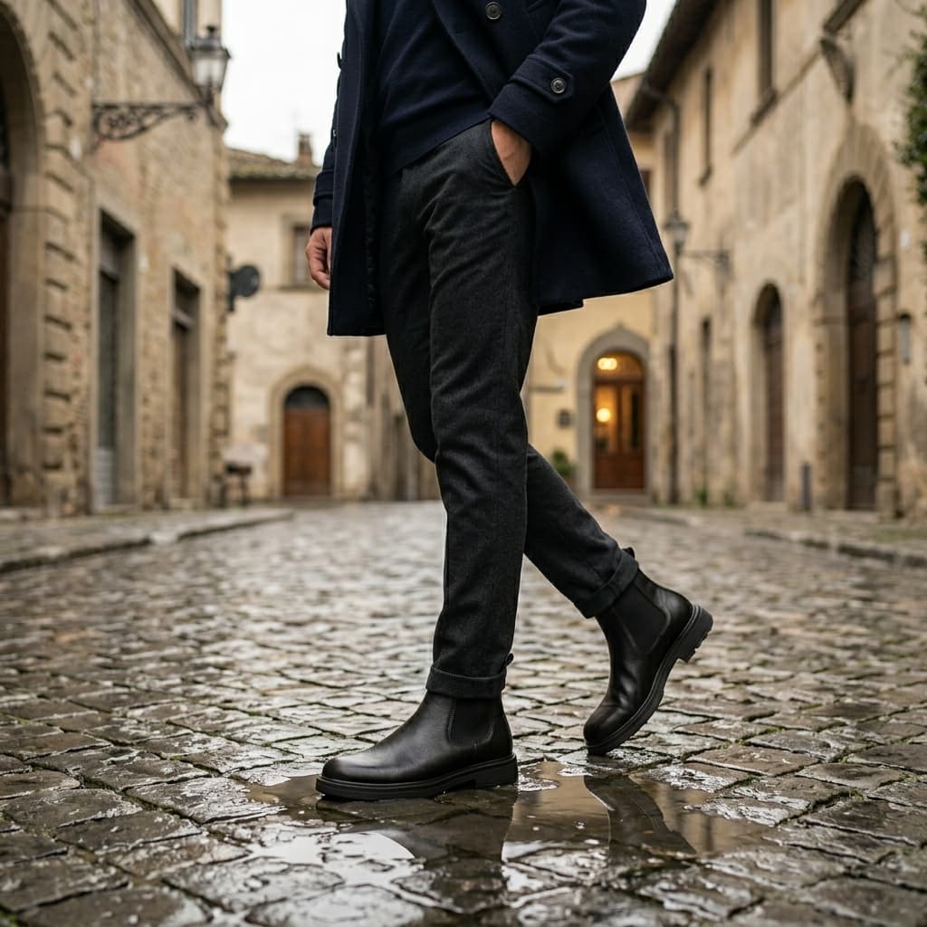 The Wyndham Retro Leather Chelsea