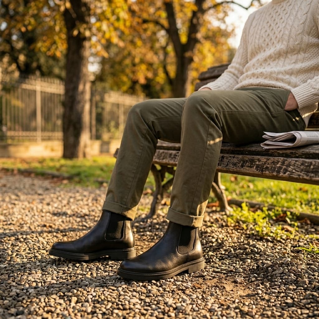 The Wyndham Retro Leather Chelsea