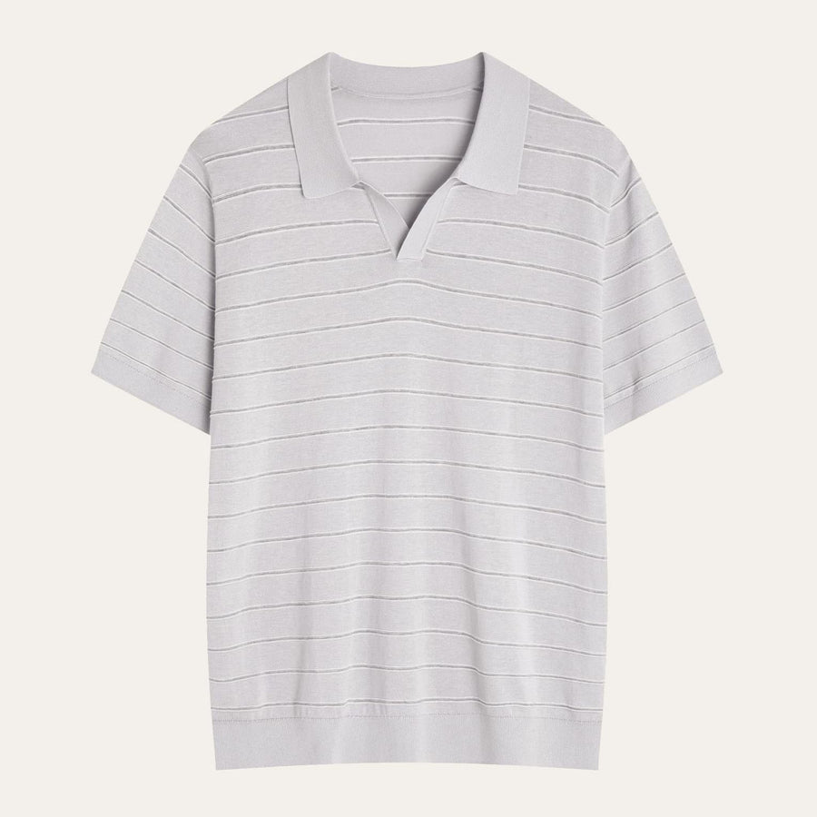 Ortigia Cotton-Silk Knit Polo