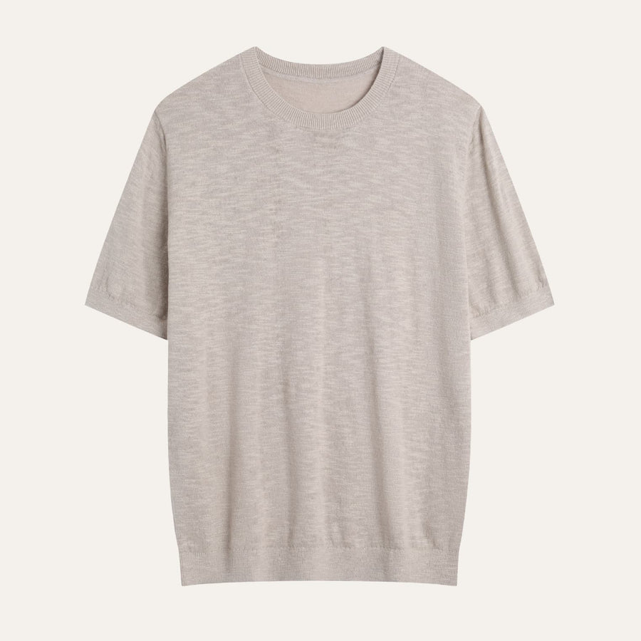 Massa Linen-Cotton Knit Tee