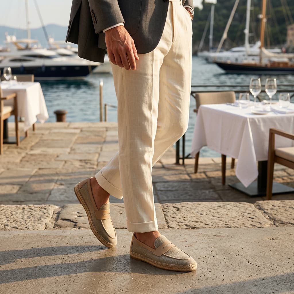 The Cassis Herringbone Espadrille