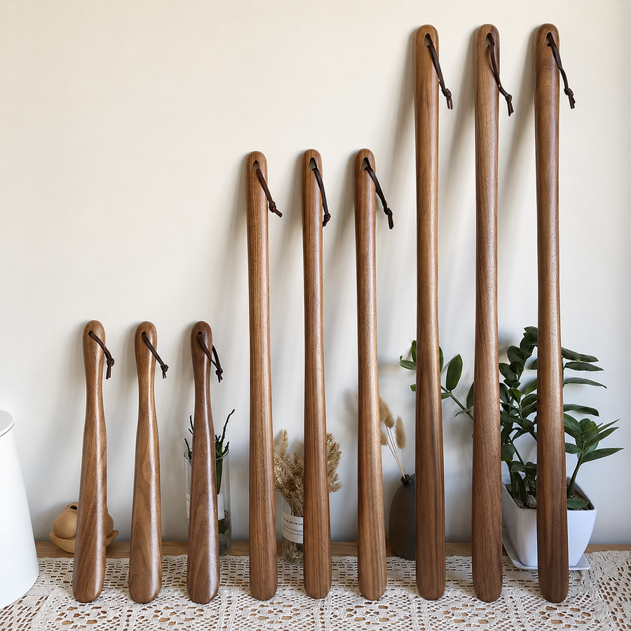 The Walnut Shoe Horn – Long Handle & Easy Reach
