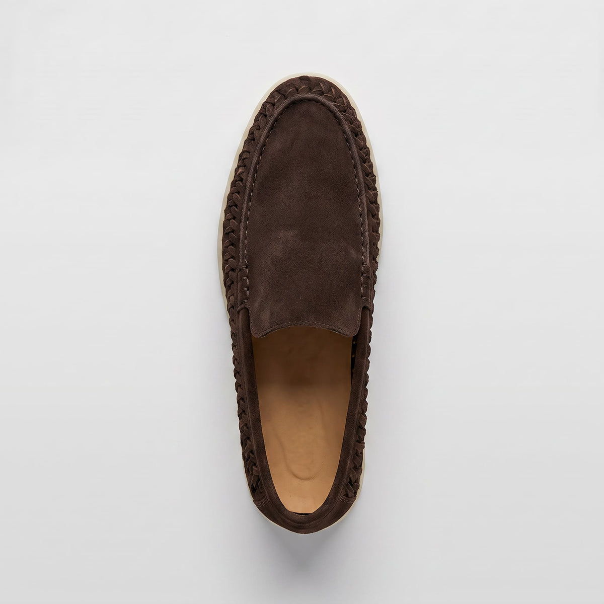 The Lucca Woven Suede Loafer