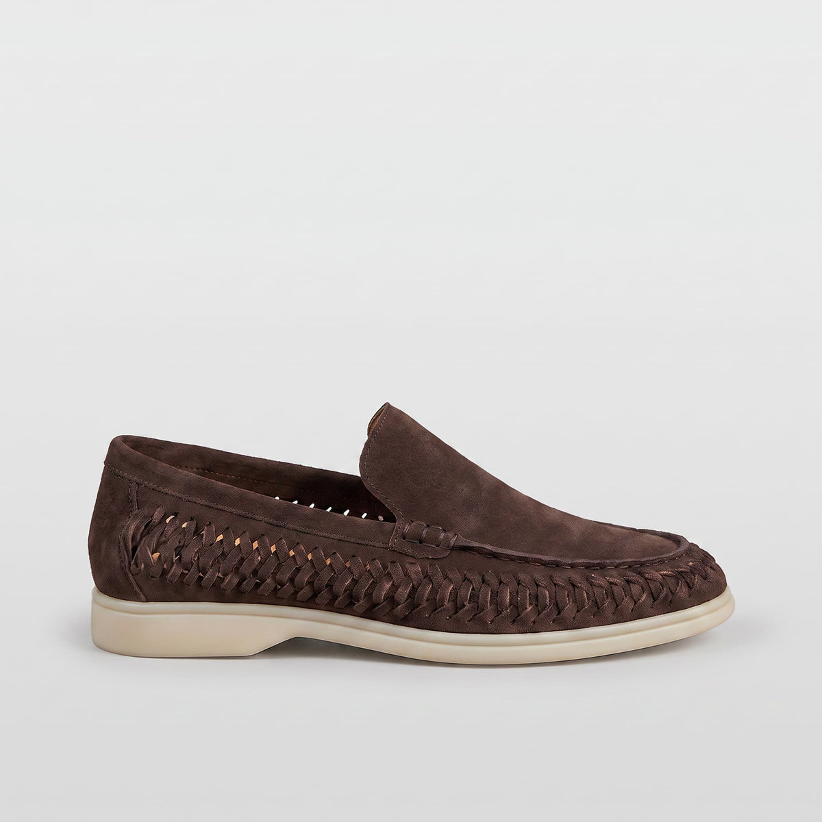 The Lucca Woven Suede Loafer
