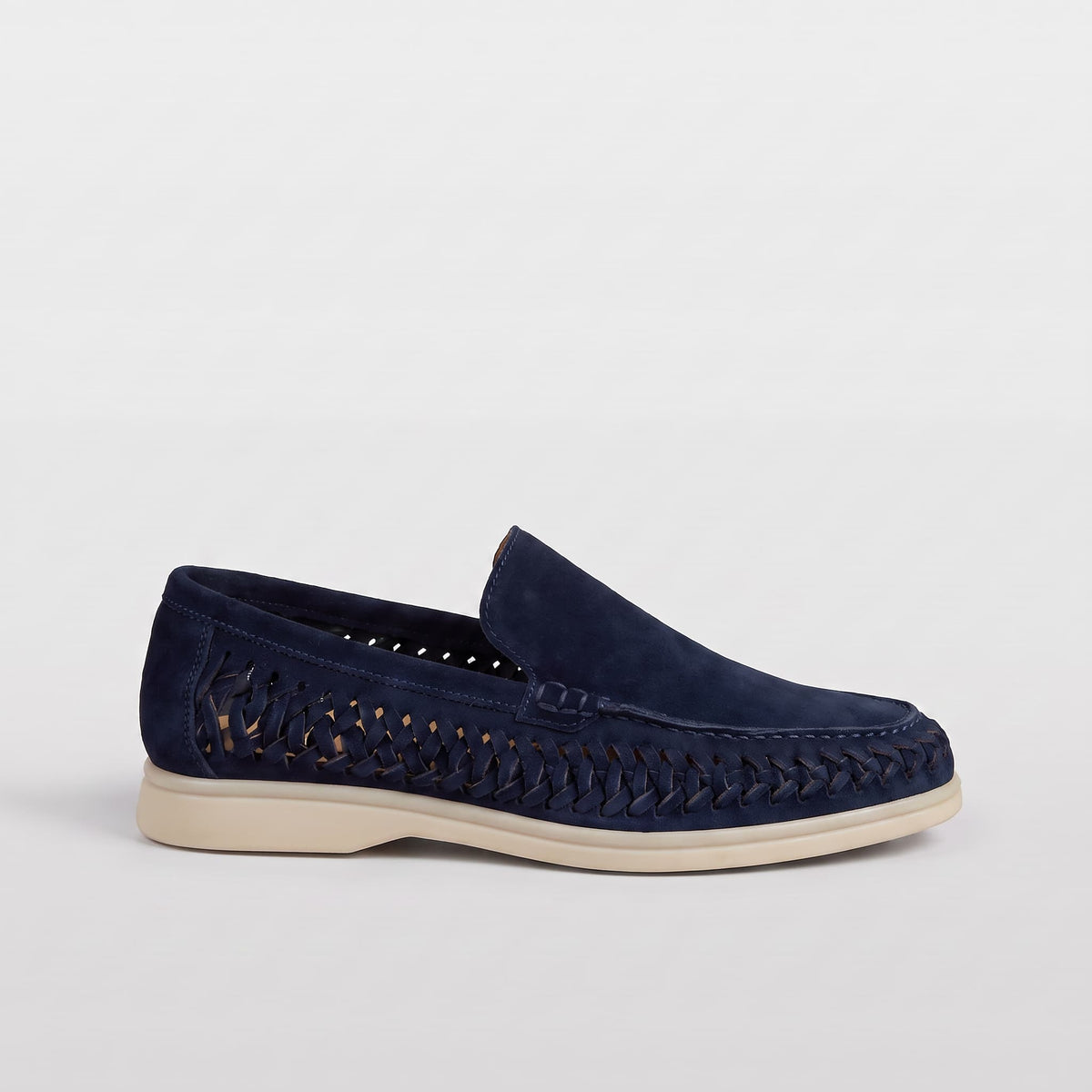 The Lucca Woven Suede Loafer