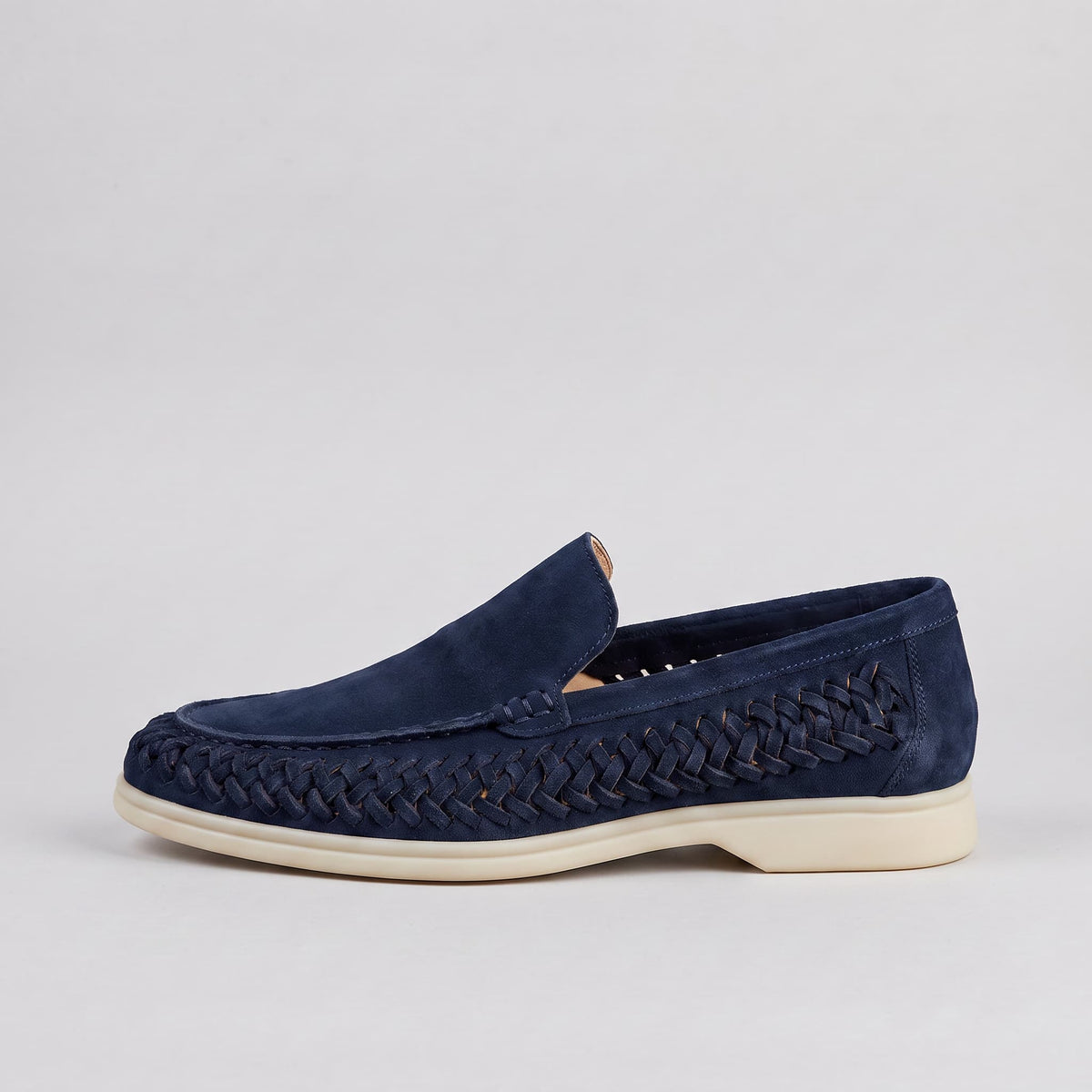 The Lucca Woven Suede Loafer